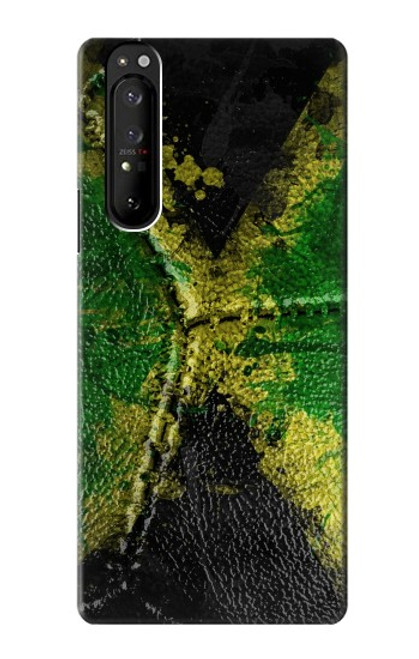 S3319 Jamaica Flag Vintage Football Graphic Case For Sony Xperia 1 III