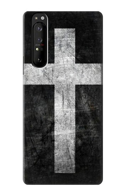 S3491 Christian Cross Case For Sony Xperia 1 III