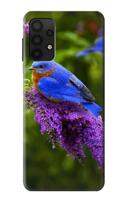 S1565 Bluebird of Happiness Blue Bird Case For Samsung Galaxy A32 4G