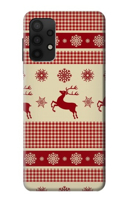 S2310 Christmas Snow Reindeers Case For Samsung Galaxy A32 4G