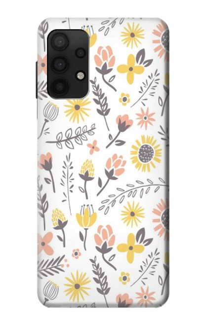 S2354 Pastel Flowers Pattern Case For Samsung Galaxy A32 4G