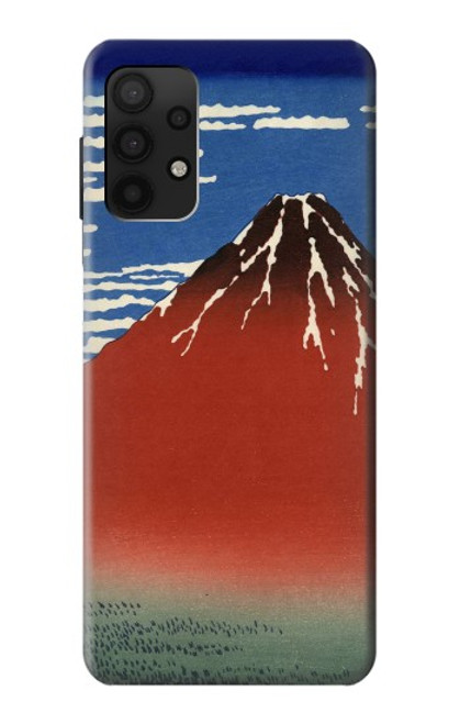 S2390 Katsushika Hokusai Red Fuji Case For Samsung Galaxy A32 4G