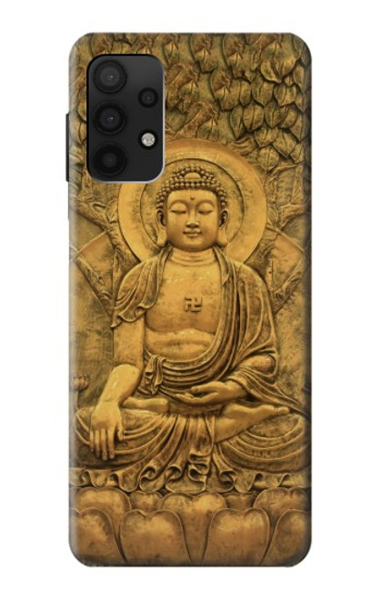 S2452 Buddha Bas Relief Art Graphic Printed Case For Samsung Galaxy A32 4G