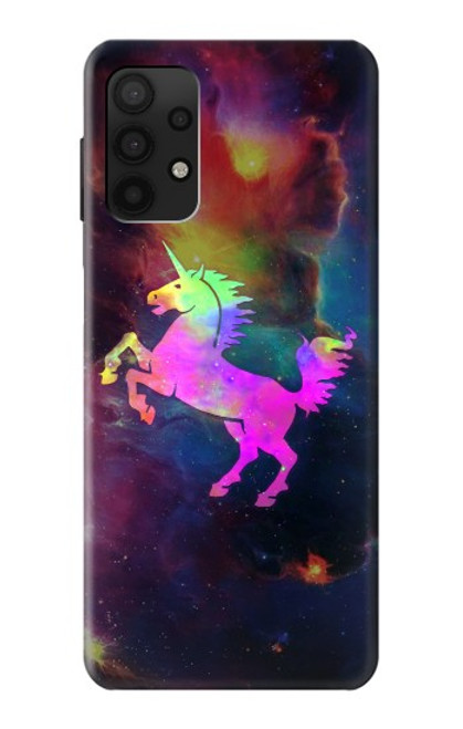 S2486 Rainbow Unicorn Nebula Space Case For Samsung Galaxy A32 4G