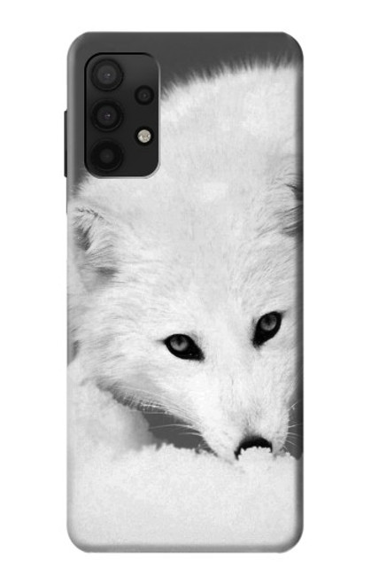 S2569 White Arctic Fox Case For Samsung Galaxy A32 4G