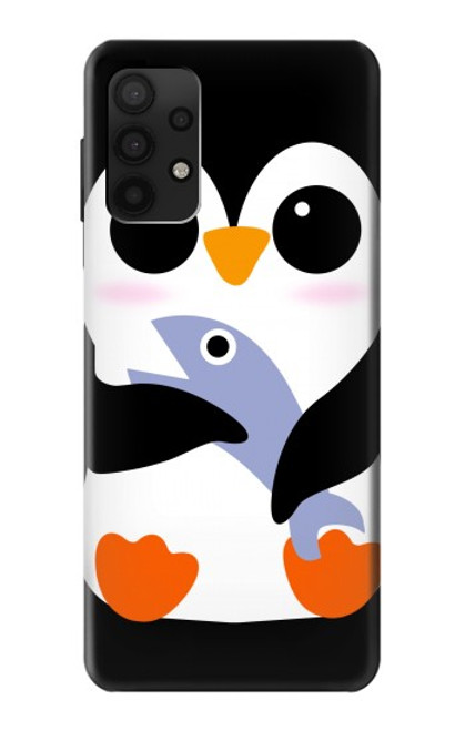 S2631 Cute Baby Penguin Case For Samsung Galaxy A32 4G