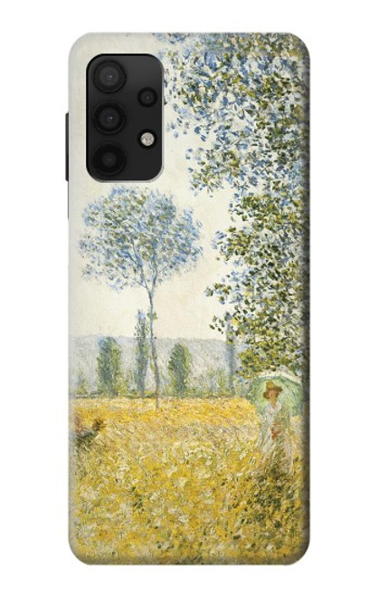 S2682 Claude Monet Fields In Spring Case For Samsung Galaxy A32 4G