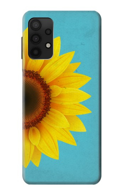 S3039 Vintage Sunflower Blue Case For Samsung Galaxy A32 4G