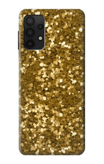 S3388 Gold Glitter Graphic Print Case For Samsung Galaxy A32 4G