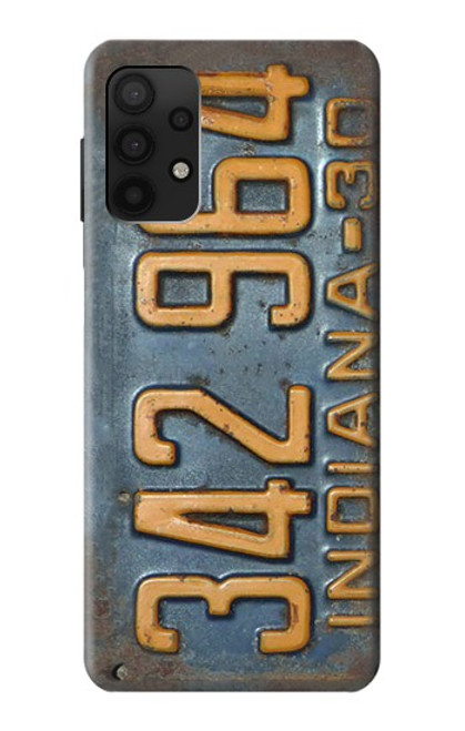 S3750 Vintage Vehicle Registration Plate Case For Samsung Galaxy A32 4G