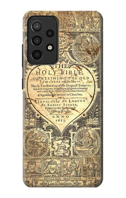 S0330 Bible Page Case For Samsung Galaxy A52, Galaxy A52 5G