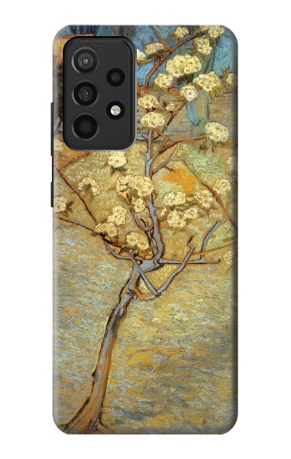 S1978 Van Gogh Letter Pear Tree Blossom Case For Samsung Galaxy A52, Galaxy A52 5G