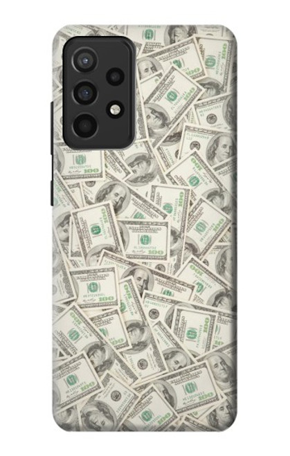 S2077 Money Dollar Banknotes Case For Samsung Galaxy A52, Galaxy A52 5G