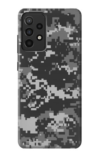 S3293 Urban Black Camo Camouflage Case For Samsung Galaxy A52, Galaxy A52 5G