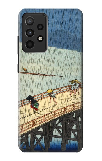 S3347 Utagawa Hiroshige Sudden shower Case For Samsung Galaxy A52, Galaxy A52 5G