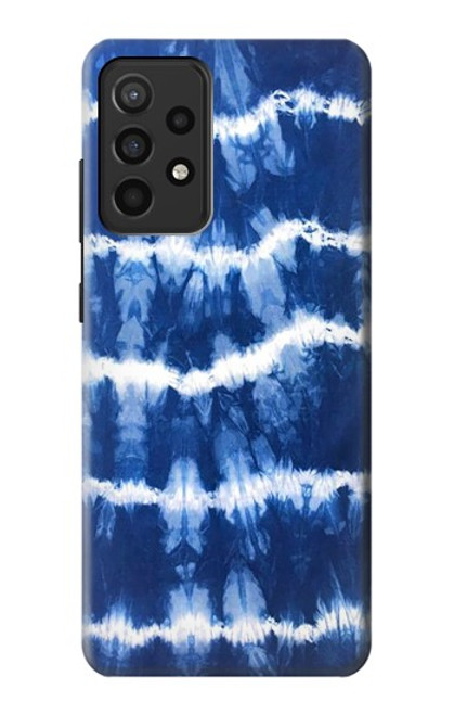 S3671 Blue Tie Dye Case For Samsung Galaxy A52, Galaxy A52 5G