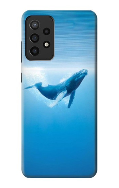 S0843 Blue Whale Case For Samsung Galaxy A72, Galaxy A72 5G