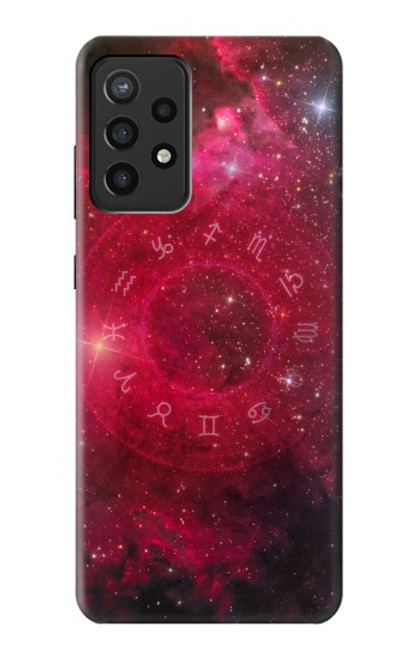 S3368 Zodiac Red Galaxy Case For Samsung Galaxy A72, Galaxy A72 5G