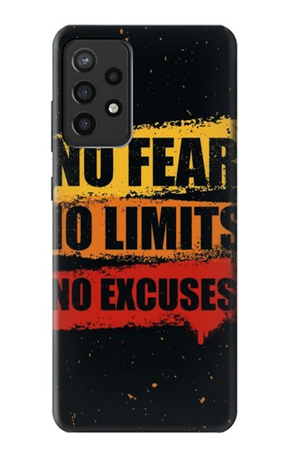 S3492 No Fear Limits Excuses Case For Samsung Galaxy A72, Galaxy A72 5G