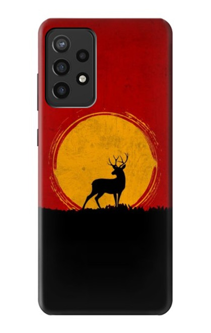 S3513 Deer Sunset Case For Samsung Galaxy A72, Galaxy A72 5G