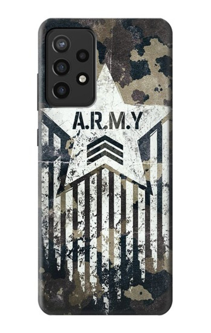 S3666 Army Camo Camouflage Case For Samsung Galaxy A72, Galaxy A72 5G