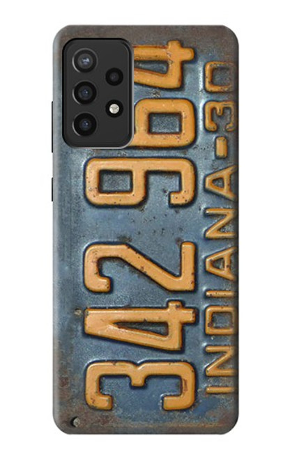 S3750 Vintage Vehicle Registration Plate Case For Samsung Galaxy A72, Galaxy A72 5G