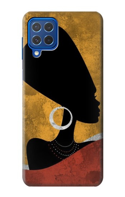 S3453 African Queen Nefertiti Silhouette Case For Samsung Galaxy M62