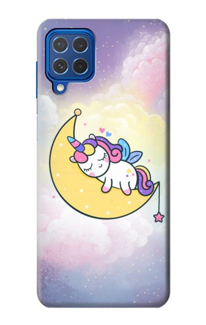 S3485 Cute Unicorn Sleep Case For Samsung Galaxy M62