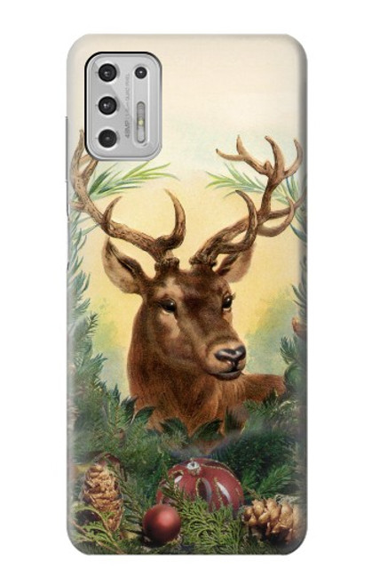 S2841 Vintage Reindeer Christmas Case For Motorola Moto G Stylus (2021)