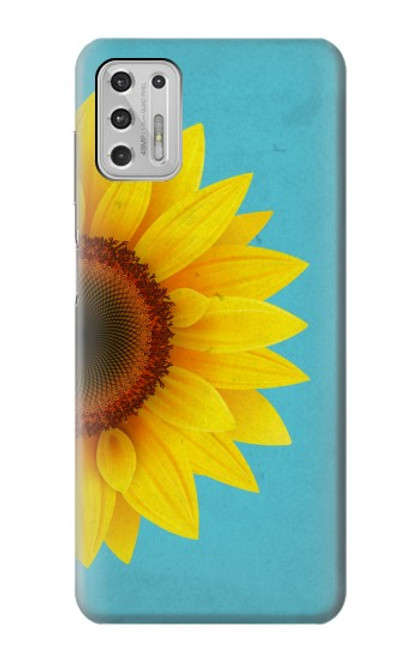 S3039 Vintage Sunflower Blue Case For Motorola Moto G Stylus (2021)