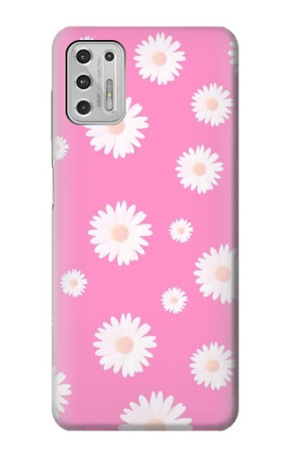 S3500 Pink Floral Pattern Case For Motorola Moto G Stylus (2021)