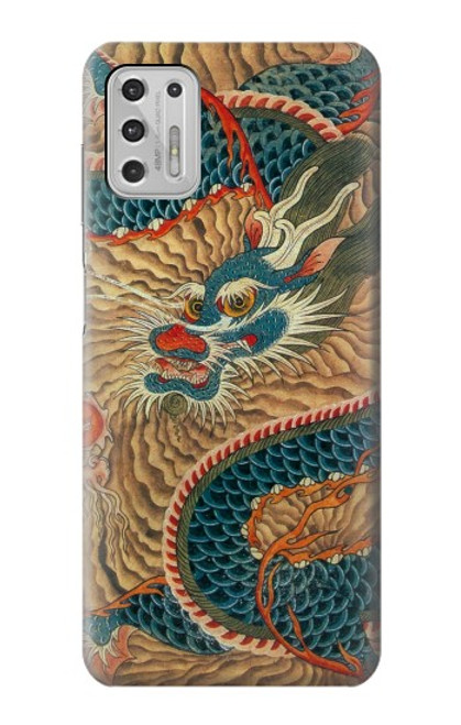 S3541 Dragon Cloud Painting Case For Motorola Moto G Stylus (2021)