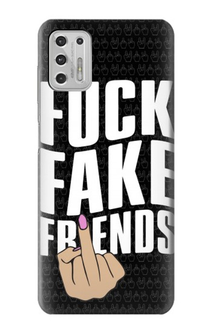 S3598 Middle Finger Fuck Fake Friend Case For Motorola Moto G Stylus (2021)