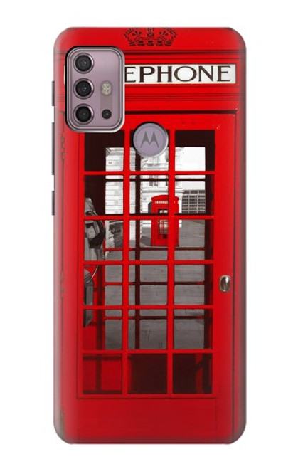 S0058 British Red Telephone Box Case For Motorola Moto G30, G20, G10