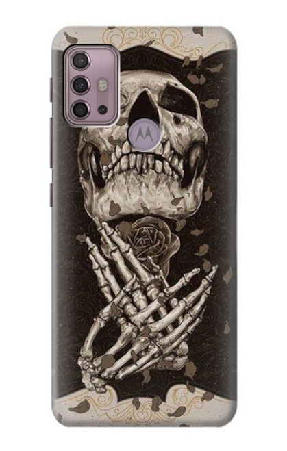 S1676 Skull Rose Case For Motorola Moto G30, G20, G10