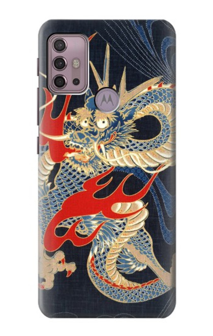 S2073 Japan Dragon Art Case For Motorola Moto G30, G20, G10