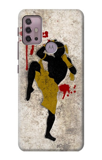 S2635 Muay Thai Kickboxing Fight Blood Case For Motorola Moto G30, G20, G10