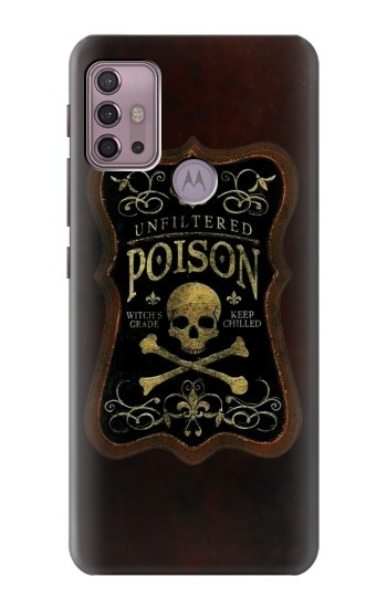 S2649 Unfiltered Poison Vintage Glass Bottle Case For Motorola Moto G30, G20, G10