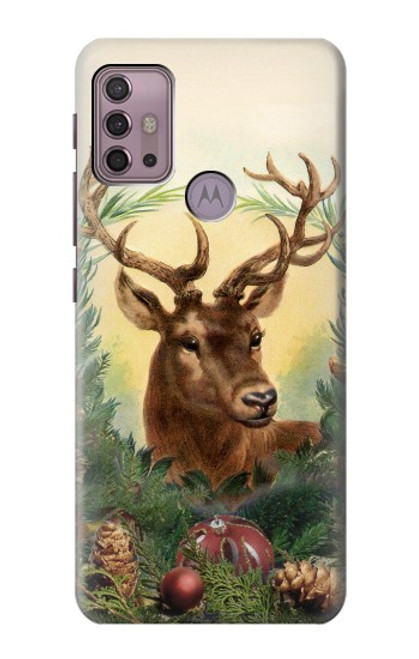 S2841 Vintage Reindeer Christmas Case For Motorola Moto G30, G20, G10