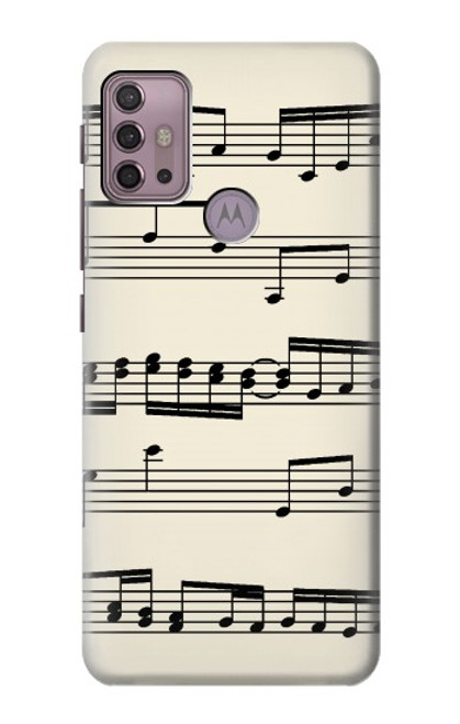 S3082 Music Sheet Case For Motorola Moto G30, G20, G10