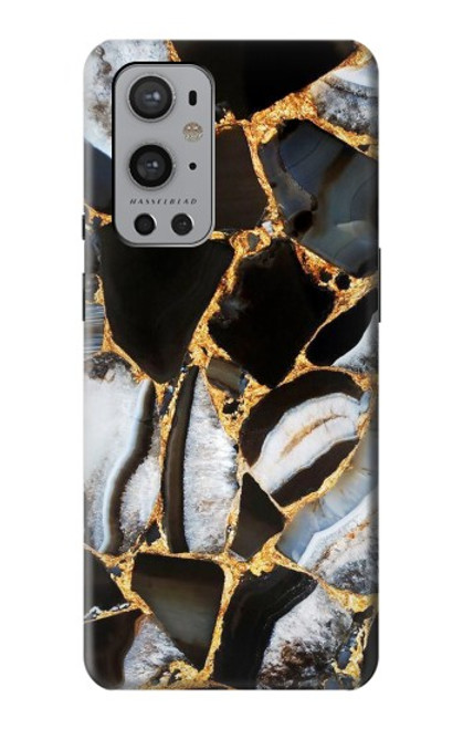 S3419 Gold Marble Graphic Print Case For OnePlus 9 Pro