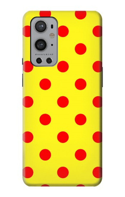 S3526 Red Spot Polka Dot Case For OnePlus 9 Pro