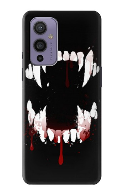 S3527 Vampire Teeth Bloodstain Case For OnePlus 9