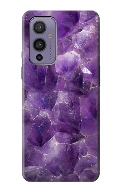 S3713 Purple Quartz Amethyst Graphic Printed Case For OnePlus 9