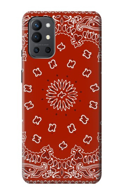 S3355 Bandana Red Pattern Case For OnePlus 9R