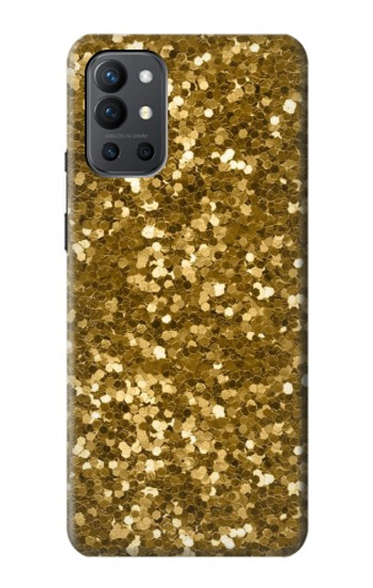 S3388 Gold Glitter Graphic Print Case For OnePlus 9R