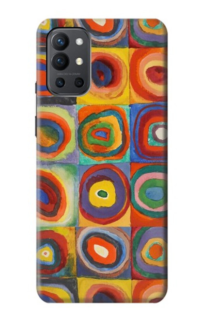 S3409 Squares Concentric Circles Case For OnePlus 9R