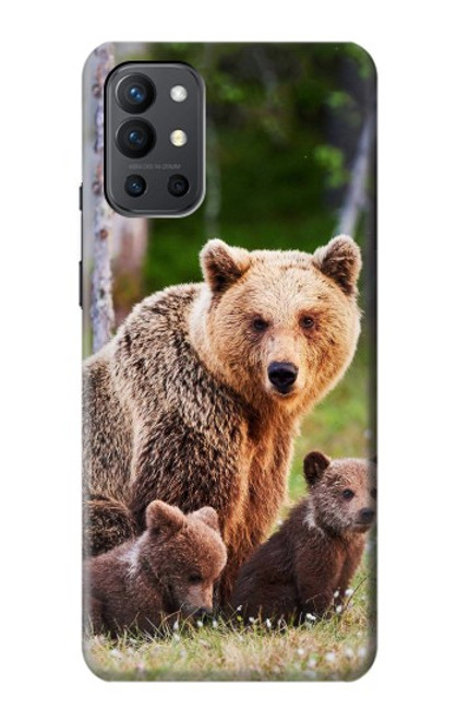 S3558 Bear Family Case For OnePlus 9R