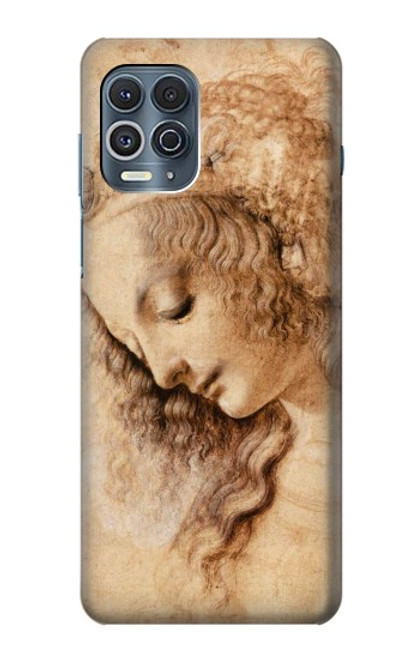 S1045 Leonardo da Vinci Woman's Head Case For Motorola Edge S