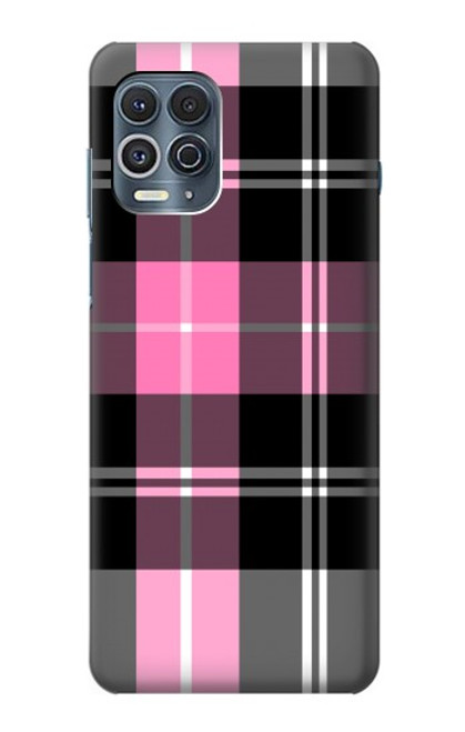 S3091 Pink Plaid Pattern Case For Motorola Edge S